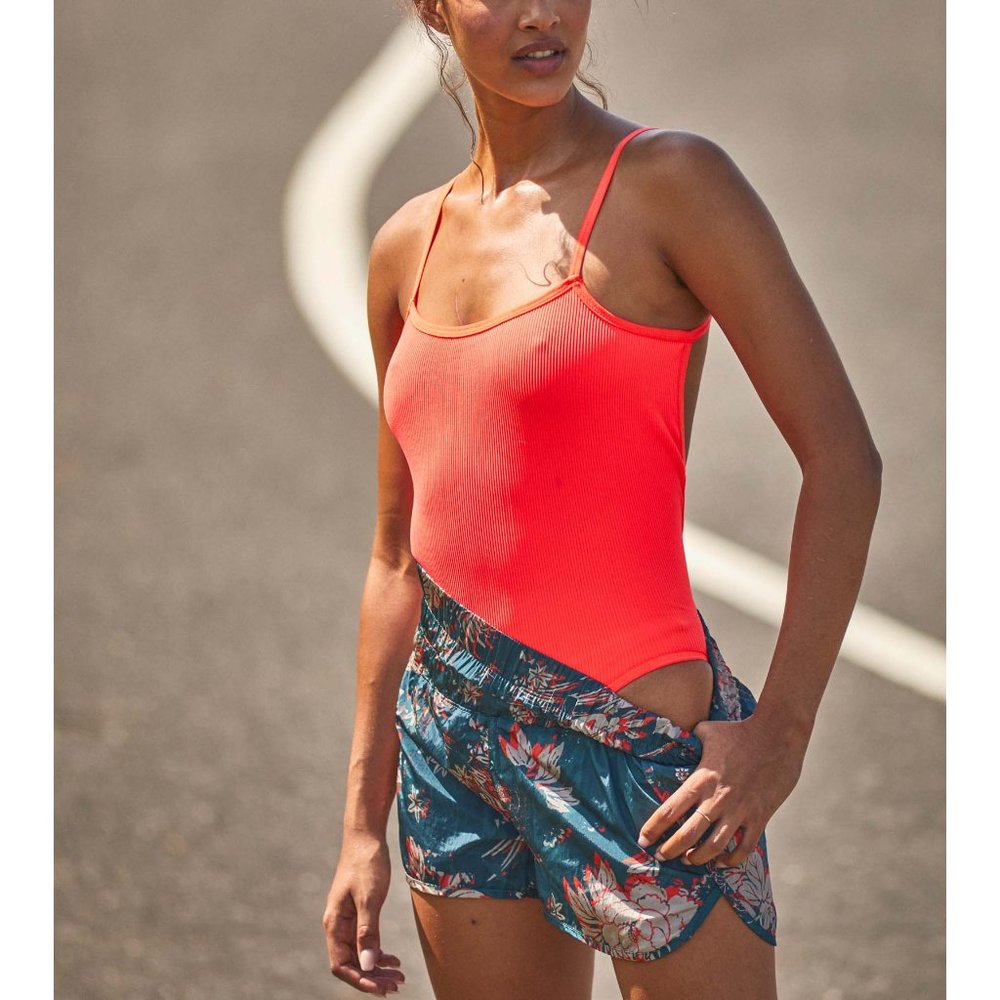 NWT FP Movement Free Throw Bodysuit / Hot Watermelon